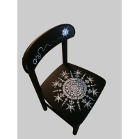 Vintage stoel Mandala 01