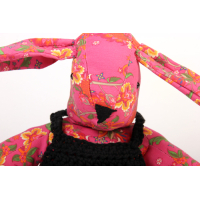 Knuffel Haas Pink Flower