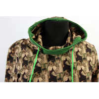 Hoodie "Green Rabbit doll"
