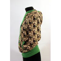 Hoodie "Green Rabbit doll"