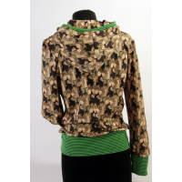 Hoodie "Green Rabbit doll"