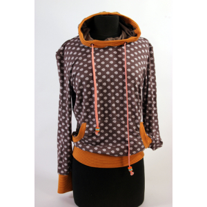 Hoodie "Brown Leaves"