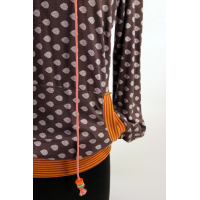 Hoodie "Brown Leaves"