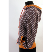 Hoodie "Brown Leaves"