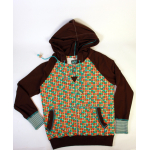Hoodie brown dot