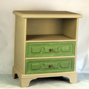 Kastje met 2 lades Olive Green van Kaija