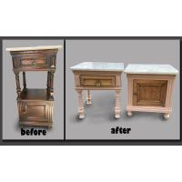 Nachtkastjes Damask set van 2 van Kaija