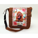 Tas "Poedel met bloemen"