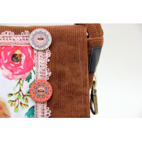 Tas "Poedel met bloemen"