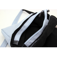 Tas "Hond roze bloem"