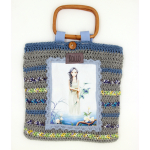 Tas Handtas meisje in water gehaakt