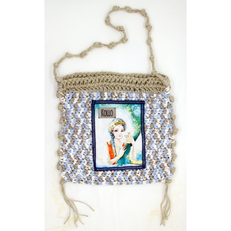 Tas Tote bag meisje met masker