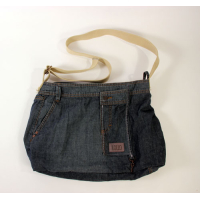 Tas Schoudertas van used jeans