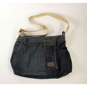 Tas Schoudertas van used jeans