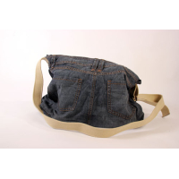 Tas Schoudertas van used jeans
