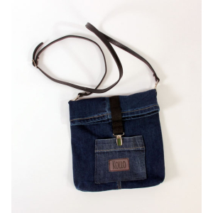 Tas Schoudertasje van used jeans