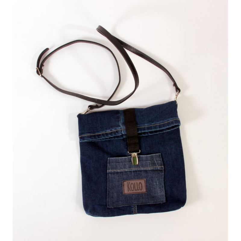 Tas Schoudertasje van used jeans