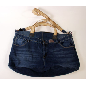 Tas Big size reistas van used jeans