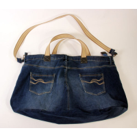Tas Big size reistas van used jeans