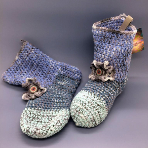 Gehaakte sloffen 02 (maat 40/41)