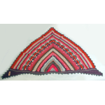 Omslagdoek rood gehaakt