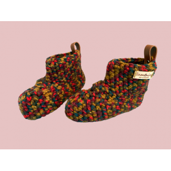 Gehaakte sloffen 05 (maat 38)