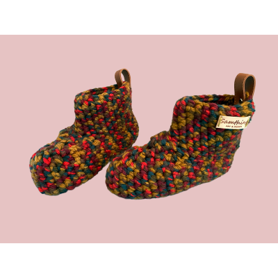 Gehaakte sloffen 05 (maat 38)