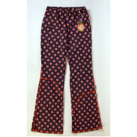 broek blauw flower
