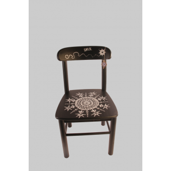Vintage stoel Mandala 01
