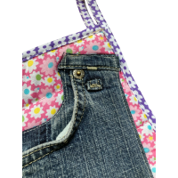 Pannenlap Denim Patchwork E set van 2 