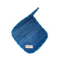 Pannenlap Denim Patchwork G set van 2 