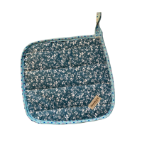 Pannenlap Denim Patchwork H set van 2 