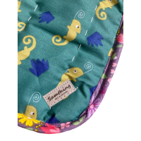 Pannenlap Denim Patchwork I set van 2 