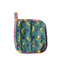 Pannenlap Denim Patchwork I set van 2 