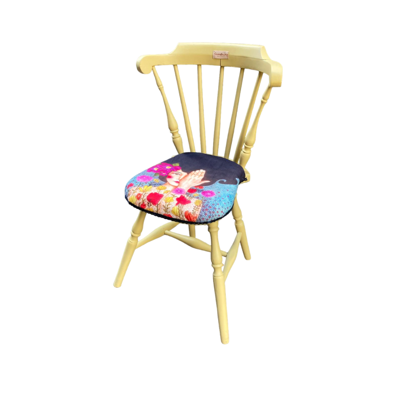 Houten stoel Maïs Nostalgia B