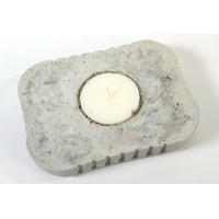 Waxinelichthouder van beton