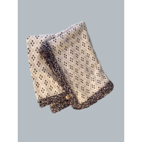 Deken met gehaakte rand 90