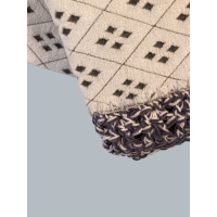 Deken met gehaakte rand 90