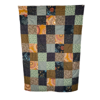 Quilt deken Ocean Ocre Flower