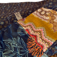 Quilt deken Ocean Ocre Flower