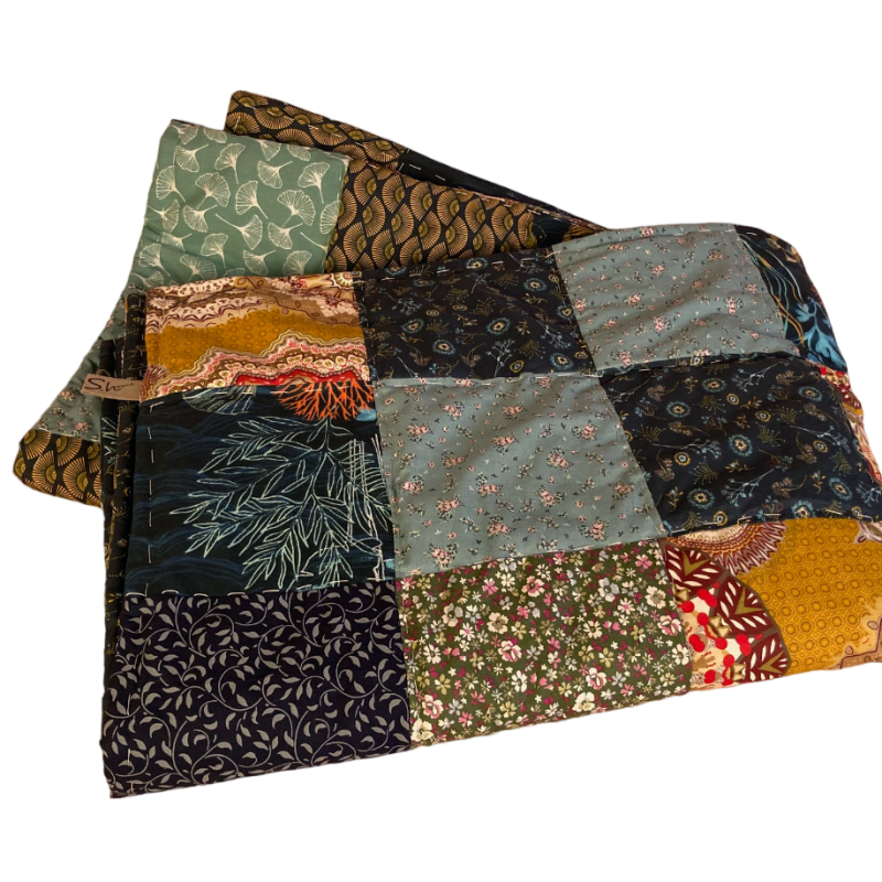 Quilt deken Ocean Ocre Flower