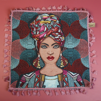 Kussen Sakina Bleu 68