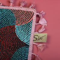 Kussen Sakina Bleu 68