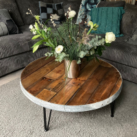 Salontafel rond robuust