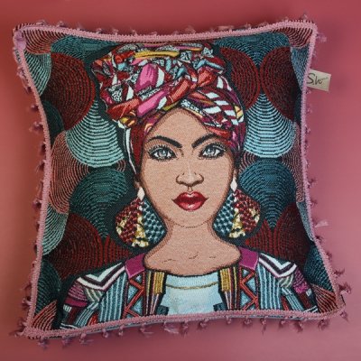 Kussen Sakina Bleu 68