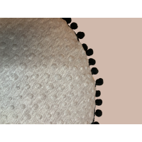 Kussen rond met pompons 88