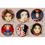 Kussen rond met pompons 88