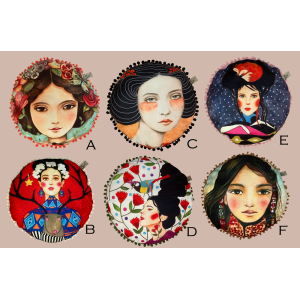 Kussen rond met pompons 88