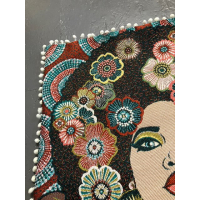 Kussen Destiny Rouge Vert 45x45cm