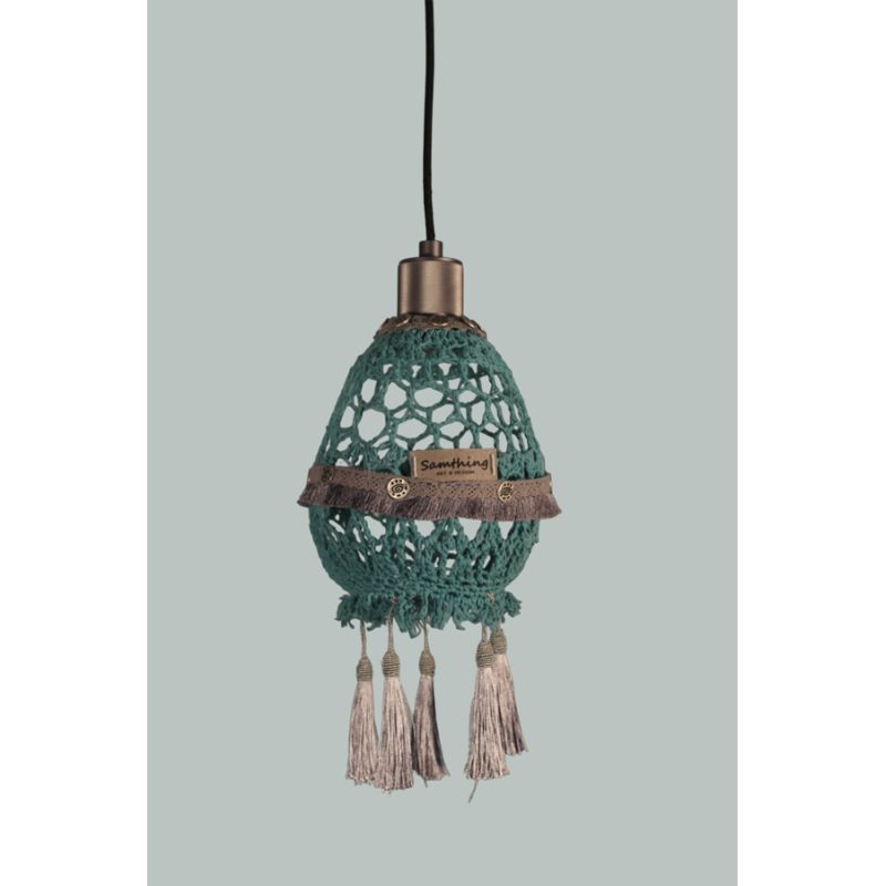 Hanglamp Gehaakt Petrol 63